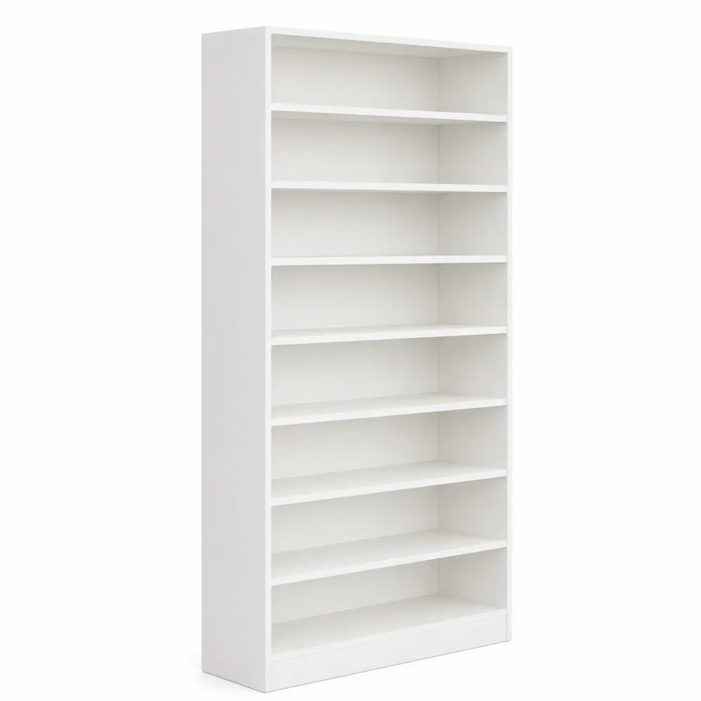 Estanter¨ªa de MDF Blanca de 7 Niveles 180x80x28 cm
