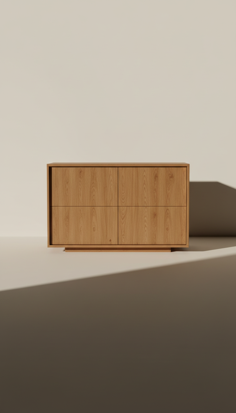 Silla acento roble curvado